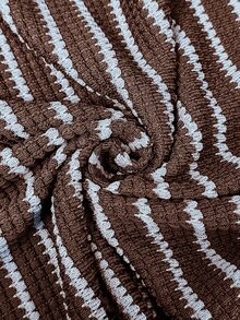 Elaquor Plus Size Summer Casual Soft Form Business Boho Brown Tank Top Long Pants 2 Pieces Set Vacation Beach Brunch Formal - Brown - View 10