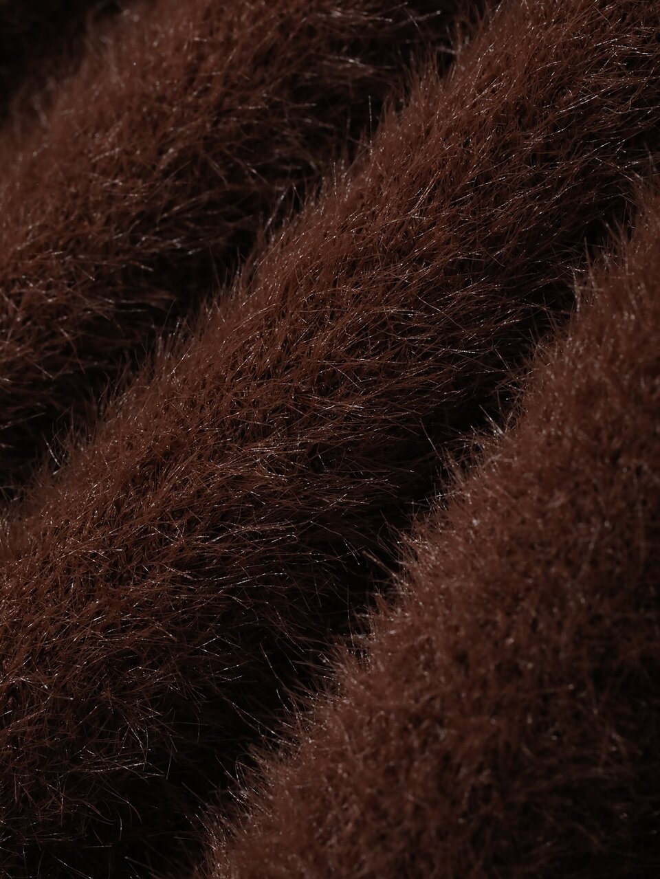 Women's Elegant Lace Trim Wrap Sweater, Autumn/Winter Dinner Party Coffee Brown