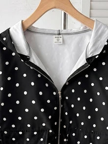 SHEIN Teen Girls Jackets - Black - View 3