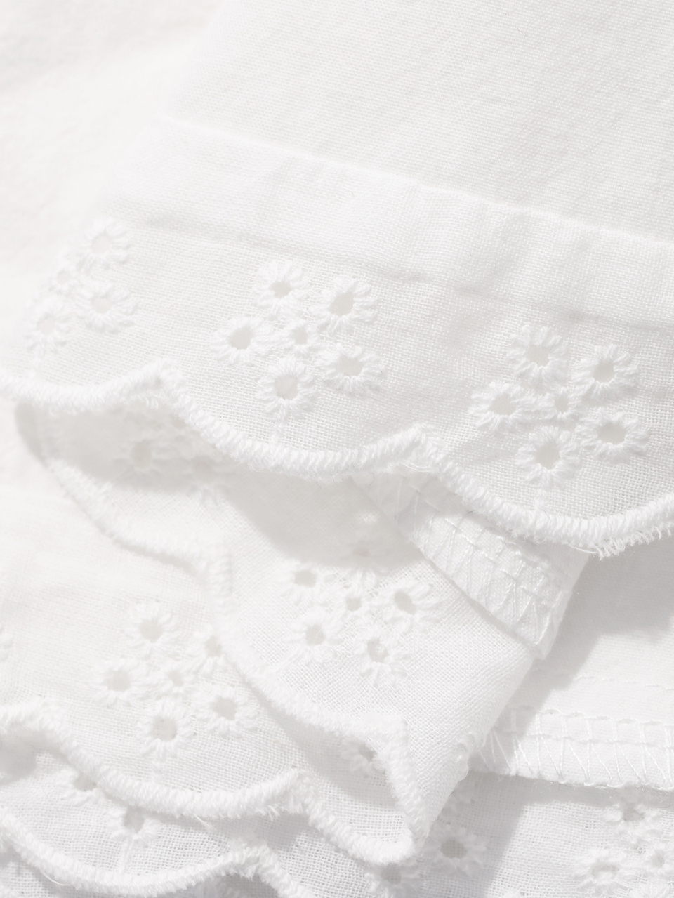 Dazy Plus Elastic Waist Lace Trim Versatile White Pajama Pants For Spring, Summer, Autumn