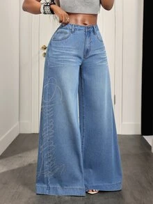 BamGleam Women Jeans - Light Wash - View 6