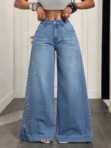 BamGleam Women Jeans - Light Wash - View 4