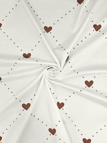 Resyla Women's Korean Style Heart Print Colorblock Dress - Multicolor - View 5
