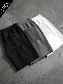 Gym Rark Men's Spider Pattern Print Drawstring Waist Pocket Sports Shorts, Gym - Black - View 2