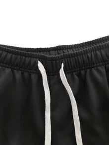 Gym Rark Men's Spider Pattern Print Drawstring Waist Pocket Sports Shorts, Gym - Black - View 5