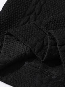 SHEIN 青少年男孩秋冬拼色拼接長袖休閒衛衣，適合返校與外出穿著 - 彩色 - 查看 6