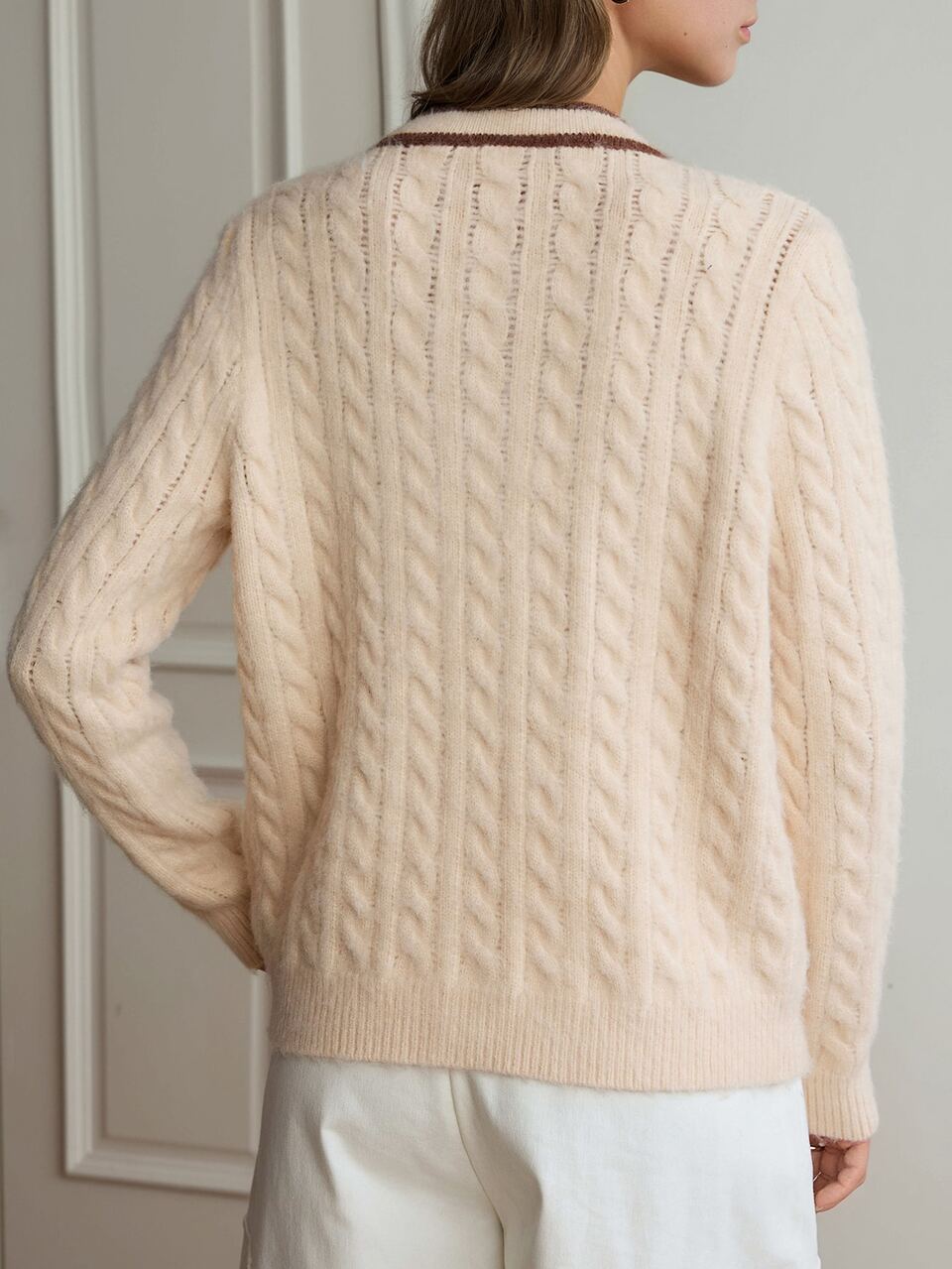 Women's Colorblock Casual Daily Long Sleeve Cardigan