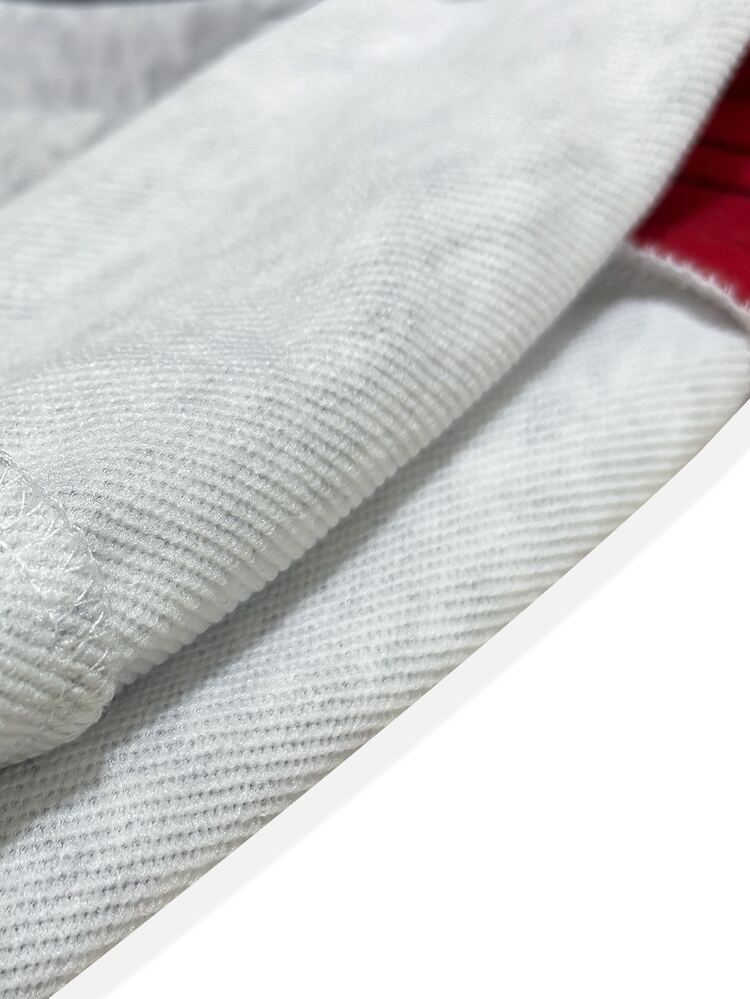 PAVTROS Celana Jogging Pria Gaya Jalanan Muda, INS Multi-Fungsional: Celana Jogging Potongan Lurus Longgar dengan Patchwork Webbing dan Warna Kontras - Putih - View 6
