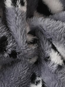 SHEIN Vintaside Kids Cute Panda Double-Sided Plush 3 Pieces Set For Baby Boys - Grey - View 9