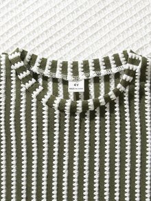 SHEIN 小男孩可愛活力海星裝飾T恤短褲套裝，適合休閒、日常外出、度假、上學 - 綠色 - 查看 6