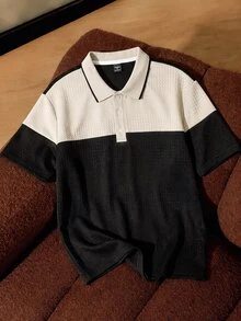 Daypath Men's Casual Daily Polo Shirt Polo Shirt For Men Men Buttoned Knitted Polo Men's Golf Shirt - Multicolor - View 1
