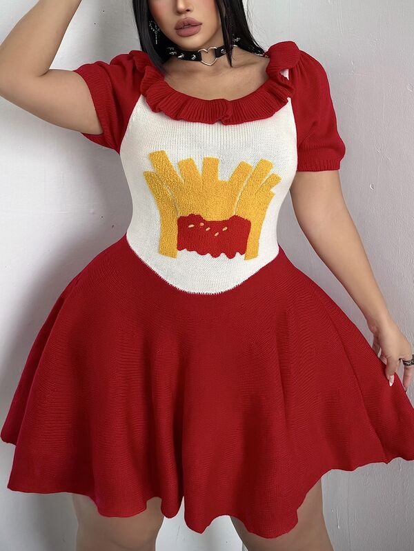 Whyspr Vestidos de suéter talla grande para cosplay de Halloween