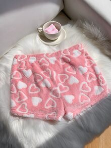 Comfortcana Casual Women's All-Over Print Daily Shorts - Pink - View 2