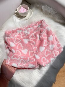 Comfortcana Casual Women's All-Over Print Daily Shorts - Pink - View 3