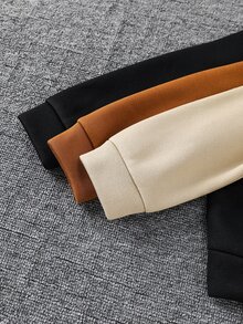 SHEIN 小男孩休閒舒適兒童百搭圓領衛衣與長褲套裝 6件組 - 彩色 - 查看 4
