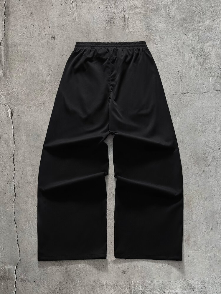 AXEPEAK Men's Long Sleeve Shirt And Long Pants Casual Daily Outfit - Black - View 9
