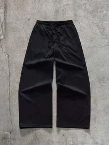 AXEPEAK 男士長袖襯衫與長褲休閒日常穿搭 - 黑色 - 查看 8