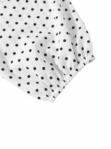 Editum Blusa de mujer de unicolor con cuello en V y manga larga, elegante y esencial para el transporte en verano y otoño, color blanco - Blanco y Negro - Ver 5