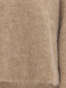 MUSEYN Beige Knit Sweater Cosy Versatile Everyday Casual Fall - Khaki - View 6
