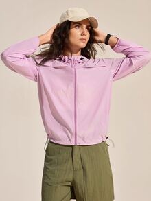 Exploreva Purple - Women's Sun Protection Hooded Jacket - Purple - View 8