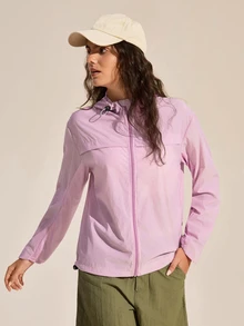 Exploreva Purple - Women's Sun Protection Hooded Jacket - Purple - View 6