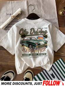 Daypath Camiseta blanca de punto de cuello redondo y manga corta para hombre - Blanco - Ver 2
