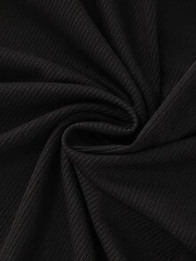 GlowEve Women's Patchwork Striped 2 In 1 Long Sleeve Asymmetrical Hem Shirt - Black - View 6