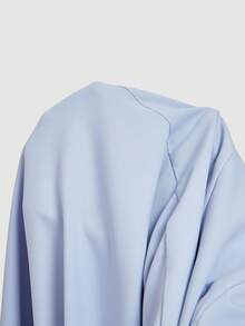 SHEIN MOD 加大码蓝色细肩带连衣裙，后背蝴蝶结装饰，正式活动礼服，女式蓝色露背蝴蝶结长裙，夏季蓝色连衣裙，毕业礼服，女士早午餐服装，飘逸连衣裙，紧身胸衣连衣裙 - 藍色 - 查看 11