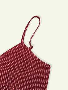 Zavorell Women's Polka Dot Print Camisole Top - Multicolor - View 5