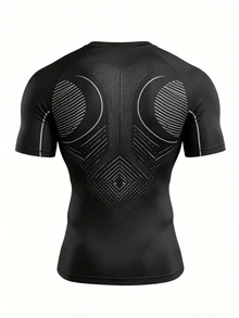 Gym Rark Men's Casual Versatile Daily Travel Sports Short Sleeve T-Shirt - Multicolor - View 2