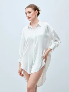 Softvol Sexy Lingerie, Lightweight High-End Sleepwear For Women, Suitable For Summer & Spring - White - View 4
