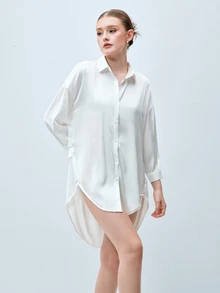 Softvol Sexy Lingerie, Lightweight High-End Sleepwear For Women, Suitable For Summer & Spring - White - View 2