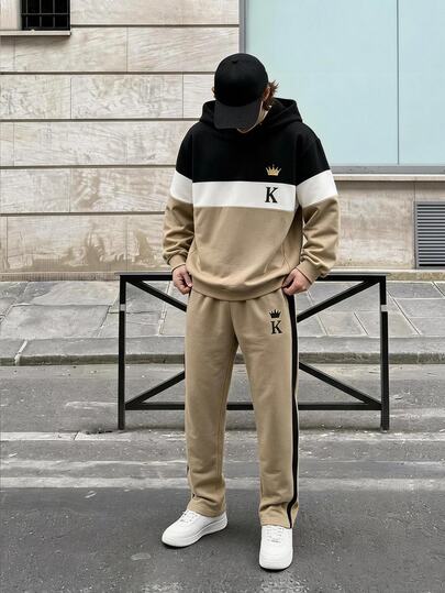 Teen Boys Casual Comfortable Long Sleeve Hoodie And Pants