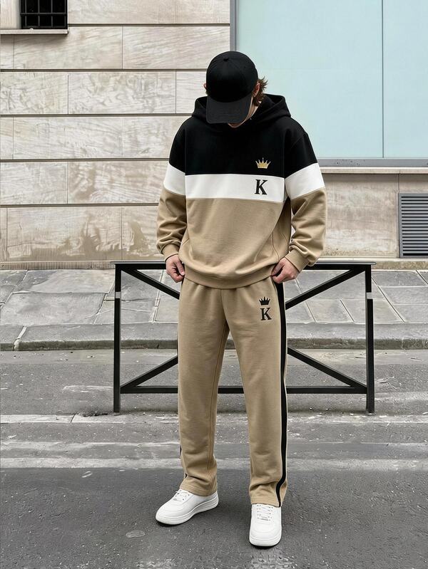 Teen Boys Casual Comfortable Long Sleeve Hoodie And Pants