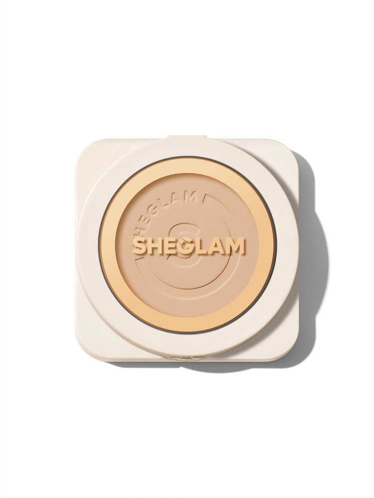 SHEGLAM Skin-Focus High Coverage Powder Foundation-Chantilly Brand Beauty Cosmetic Makeup For Women And Girls - Chantilly - View 12