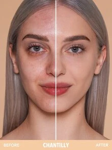 SHEGLAM Skin-Focus High Coverage Powder Foundation-Chantilly Brand Beauty Cosmetic Makeup For Women And Girls - Chantilly - View 2