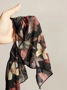 SHEIN ICON Y2k Vintage Sexy Floral Print Halter Neck Backless Tank Top With Split Hem Club Night Out Black Floral Summer Ibiza Sexy - Multicolor - View 9