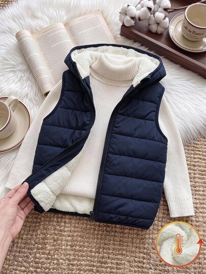 SHEIN Playful Pals Young Boys Winter Coats