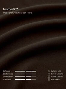 GLOWMODE FeatherFit™ Soft Sweat-Wicking Breathable Strapless Bandeau Bra With Non Slip Lining Supportive Cups Low Impact Summer Casual Daily Wear - Brown - View 6