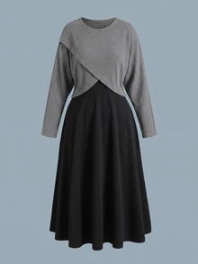 SHEIN LUNE Co-Ords Ukuran Plus - MultiWarna - View 4