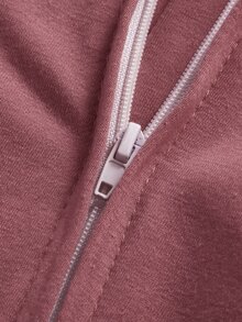 SHEIN 5件隨機發送 1件新生女嬰連身衣套裝，白色、深紫色、粉色、杏色，秋冬季，柔軟薄款精緻可愛櫻桃舒適款 - 彩色 - 查看 5