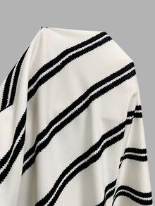 Breezaya Women's Casual Striped Kimono Cover-Up For Vacation - Apricot - View 5