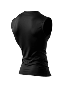 Coreblaze Men's Bat Print Casual Fitness Sports Tank Top - Black - View 2