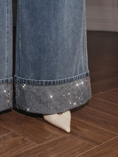 Anewsta Women's Casual Everyday Denim Jeans With Pockets And Buttons