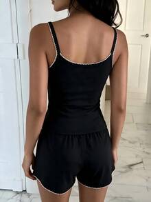 Franclia Women Two-Piece Outfits - Black - View 7