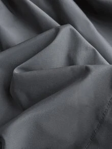 Grovea Plus Size Casual Vacation Commute Grey Cinched Waist Utility Jacket Fall - Grey - View 8