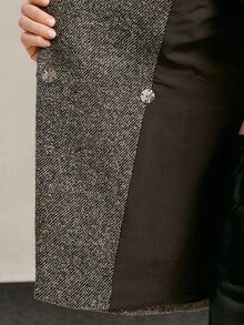 MOTF PREMIUM WOMEN OVERCOATS - Dark Grey - View 7