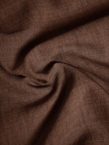 Elaquor Plus Size Women's Solid Color Tie Waist Wide Leg Pants - Coffee Brown - View 9
