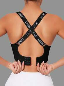 Velisys Velisys 3pcs Seamless Comfortable Sports Bra Set - Black - View 5
