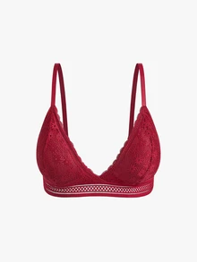 Bisouelle Set Of 3 Women's Solid Color Lace Bralettes Lingerie - Multicolor - View 8